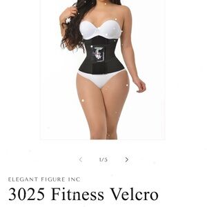 Elegant Figure Black Velcro Waist Trainer